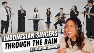 Indonesian Singers - Through The Rain - Mariah Carey (Cover) | REACTION!!