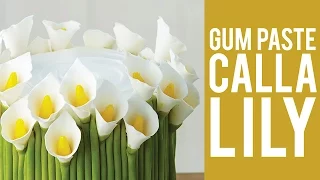 Easy Gum Paste Calla Lily