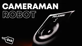 $45 ROBOT CAMERAMAN 🤖 | GoPro / DSLR | NO APP NEEDED | Telesin Smart Tracker Review