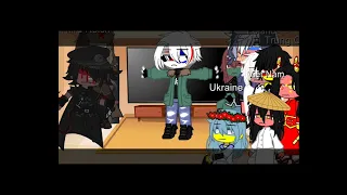 Countryhumans react to... || Part 1 || Language 🇺🇸/🇻🇳 || Nhảm;-;