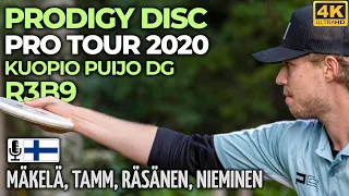 Kuopio Puijo R3B9, Prodigy Disc Pro Tour 2020, V. Mäkelä, A. Tamm, M. Räsänen, J. Nieminen, 4K