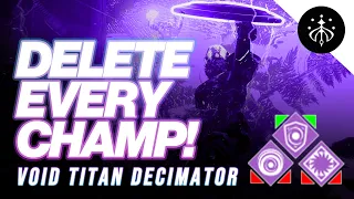 This Crazy Void Titan Peregrines Build 1-Shots Every Champion: Destiny 2 | Season of the Wish