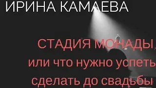 Ирина Камаева. Стадия монады, или что нужно успеть сделать до свадьбы