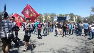 Севастополь 9 мая 2015 площадь Нахимова