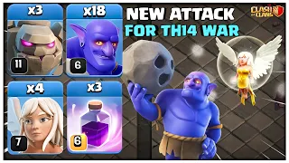 Th14 Attack Strategy 2024 !! Th14 Golem Bowler Attack - Best New Th14 Attack Strategy in Coc