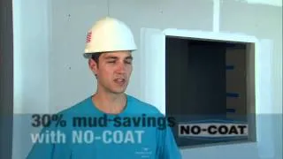 NO-COAT drywall corner system saves material and labor for commercial contractor Troy Metal