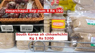 South Korea ah Chhawhchhi leh Hmarchapui Rep ato hlemai #mizoram #india #koreanfood