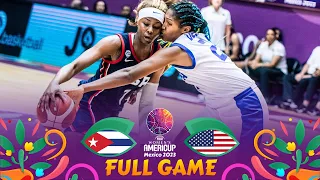 Cuba v USA | Full Basketball Game | FIBA Women's AmeriCup 2023