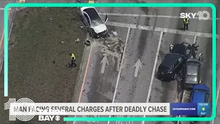 Man facing several charges after police chase ends in deadly crash