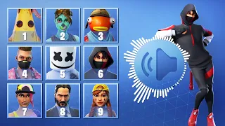 GUESS THE FORTNITE SKIN BY THE DANCE - FORTNITE CHALLENGE | tusadivi