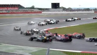 2011 British Grand Prix Race Start