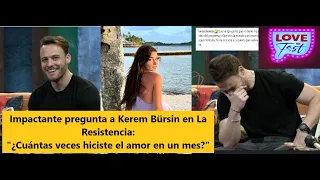 Impactante pregunta a Kerem Bürsin en La Resistencia; "Cuántas veces hiciste el amor en un mes?"