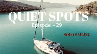 Solo Sailing from Kuyucak Bay to Iasos 🤫QUIET spots ⛵️ Sailing My Way ▸ Ep 29