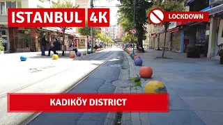 Lockdown Walking Tour In Istanbul |Kadıköy District |16 May 2021|4k UHD 60fps