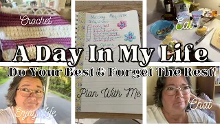 PLAN WITH ME 📝 | DO YOUR  BEST 💜 &  FORGET THE REST | 🏠 A DAY IN MY  LIFE