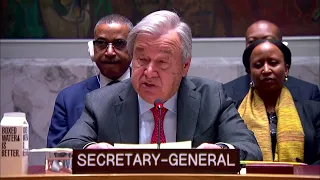 Antonio Guterres criticizes Russia at UN meeting