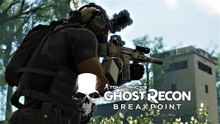 Ghost Recon Breakpoint | STEALTH Sentinel Base ELIMINATION [HD] [Extreme Difficulty - No HUD]