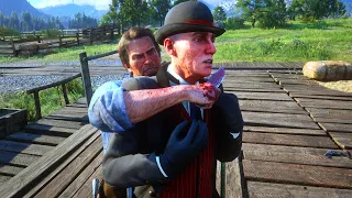 Satisfying Ways To Kill Agent Milton Savagely! | Best Moments RDR2 PC Mods