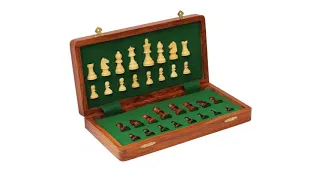 10 Inch Magnetic Wooden Chess Set