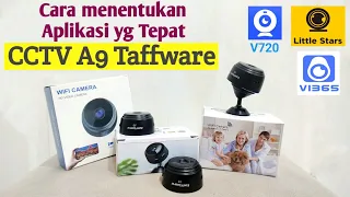 Taffware CCTV A9 mini Cara menentukan aplikasi wifi kamera pengintai v720 little stars vi365 jxlcam