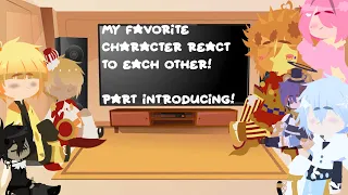 My Favorite Characters React to each other! (⭐️WonderStar⭐️) #fandom ##gachareact #gachaclub