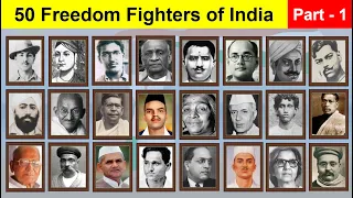 Freedom Fighters of India | Name of Indian Freedom Fighters | Indian Freedom Fighters | Part 1