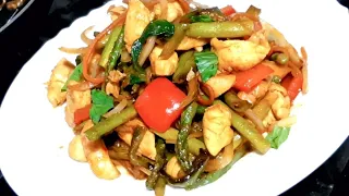 Chicken And Vegetables Stir Fry, Chicken And Asparagus Stir Fry, How To Make Chicken veg Stir Fry