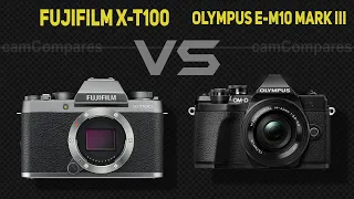 Fujifilm X-T100 vs Olympus E-M10 Mark III  [Camera Battle]