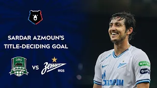 Sardar Azmoun's Title-Deciding Goal against FC Krasnodar | RPL 2019/20