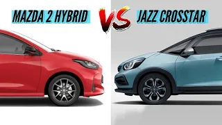 2023 Honda Jazz Crosstar vs 2023 Mazda 2 Hybrid Compared | Honda or Mazda?! | Hatchback Battles!