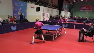 ОЧЕНЬ НАПРЯЖЁННО! DMITRIENKO - GOLUBEVA #MOSCOW #Championships 2020 #RUSSIAN #tabletennis