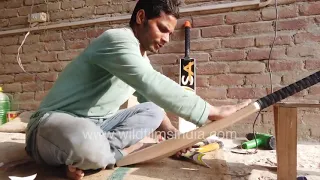 International level cricket bat making in Meerut   KL Rahul owns a bat made here