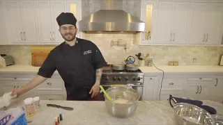 Julien Solomita being an aries in the kitchen for 3min and 38s