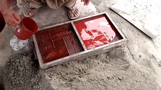 DIY Cement - Making a Beautiful Tile