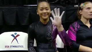 Sunisa Lee Uneven Bars 2019 US Gymnastics Championships Day 1 60fps