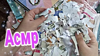 Асмр сортирую и рву бумаги документы газеты тетради | Asmr sort and tear papers documents newspapers