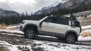 2022 Defender Low Traction Launch and an L322 showing off.... because in an L322 you can :-)