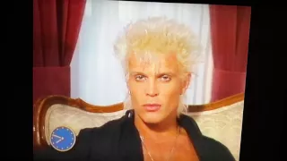 Billy Idol interview 1986 Breakfast TV