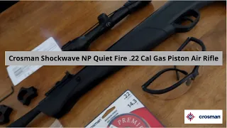 Crosman Shockwave NP Quiet Fire .22 Cal Gas-Piston Air Rifle Unboxing Video