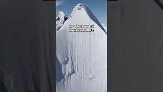 One Of The Steepest Ski Descents In The WORLD 🤯 // ⛷️ @jeremieheitz1430