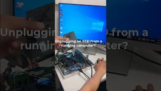 remove and install ssd running? #shorts #pc