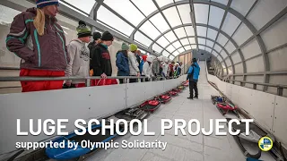 Olympic Solidarity supports the first FIL Luge School Project in Latvia