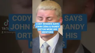 Cody Rhodes on John Cena & Randy Orton being his mentors