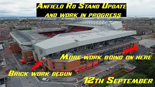 Anfield Road stand extension, Update and work in progress 12th September 2023