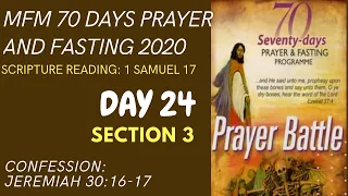 Day 24 Prayers MFM 70 Days Prayer and Fasting Programme 2020 Edition: Prayer Battle Dr. D.K. Olukoya