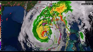 Hurricane Ian Radar and Satellite Loop