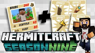 HERMITCRAFT SEASON 9 - EP14 - FIRST Hermit Card And Four Other New Cards!