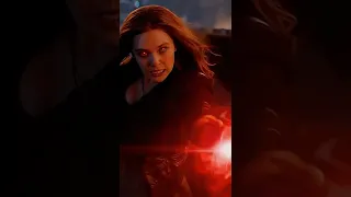 Wanda maximoff vs thanos avagers endgame MCU marvel Cinematic universe Elizabeth olsan scarlet witch