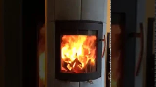 Poêle à bois à double combustion