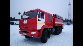 Сбор и выезд по тревоге в пожарной части.